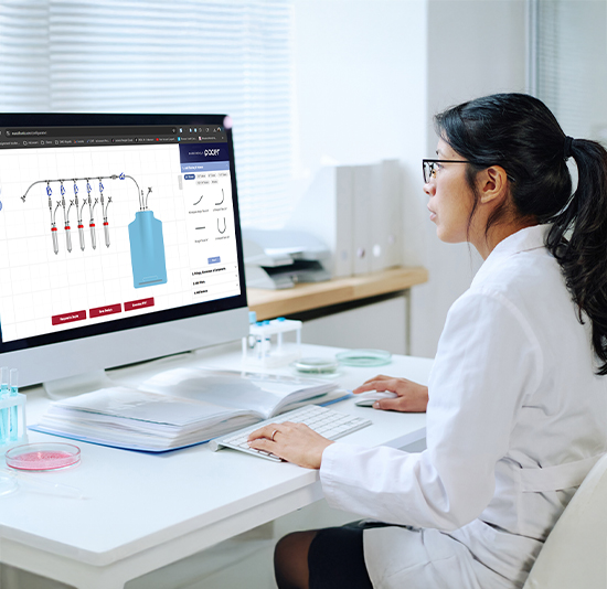 iStock-1391972438 lab technician extracting samples from test tubes